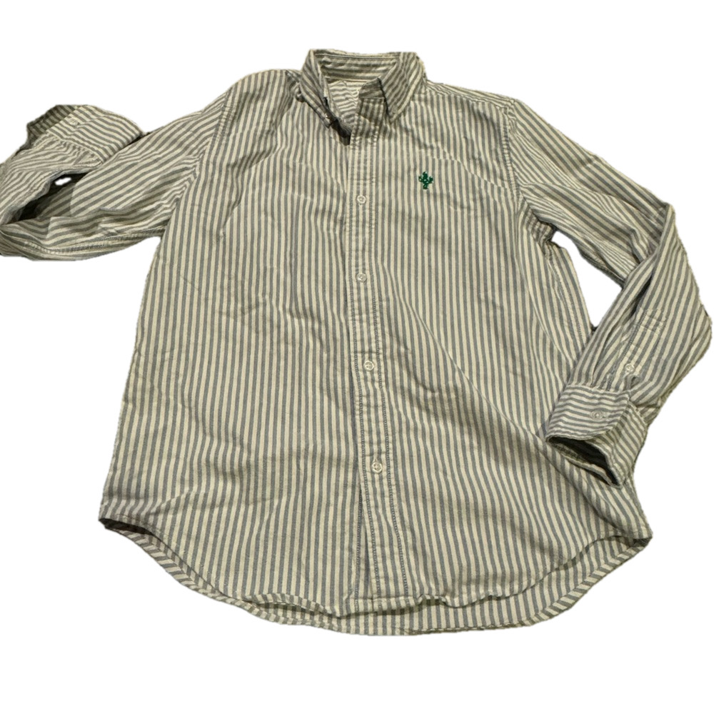 J Crew Crewcuts striped button down with Cactus